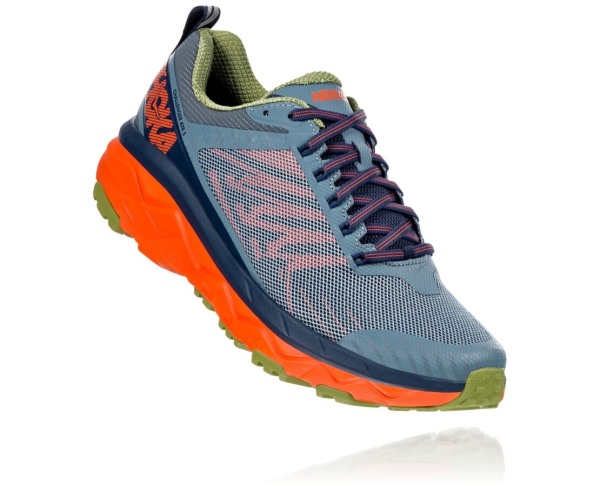 Hoka One One Challenger ATR 5 Mens UK - Blue Trail Running Shoes - AUDRB3507